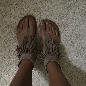 Brown sandals